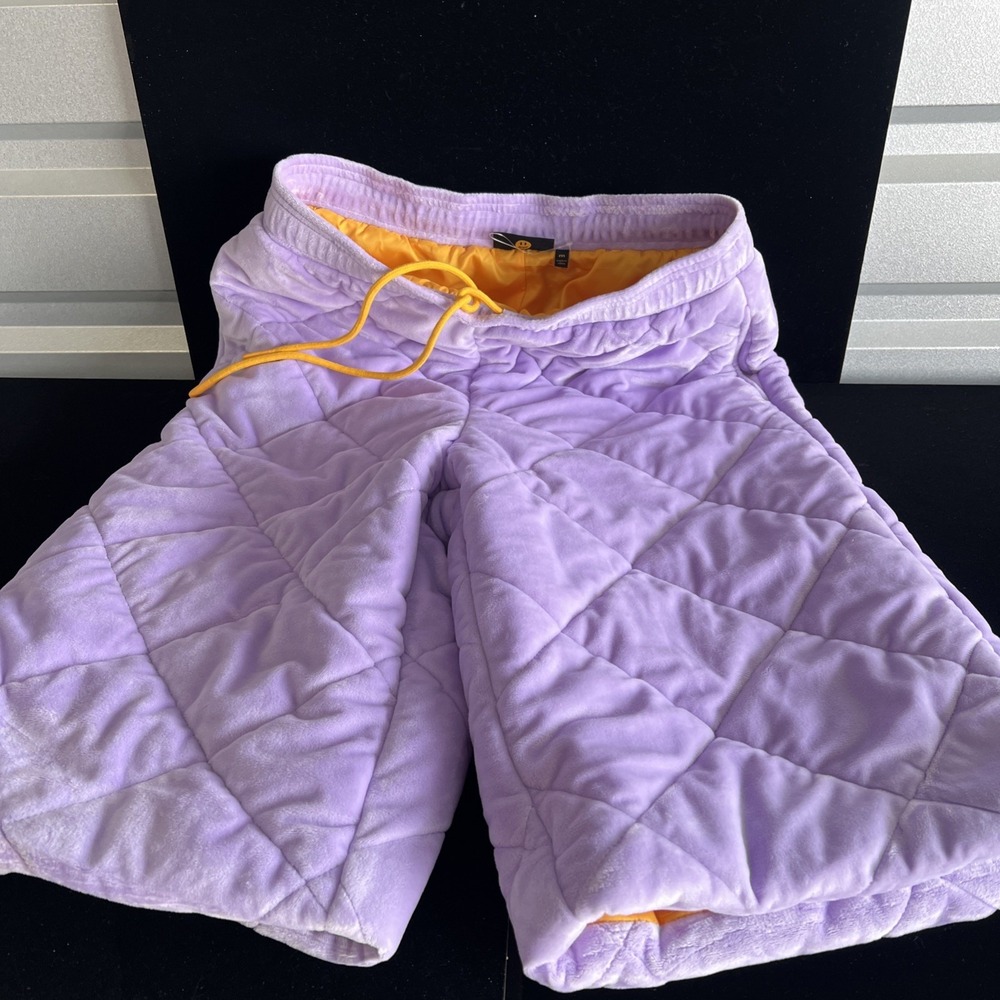 Drew House Plush Long Shorts Lavender Size M … B35